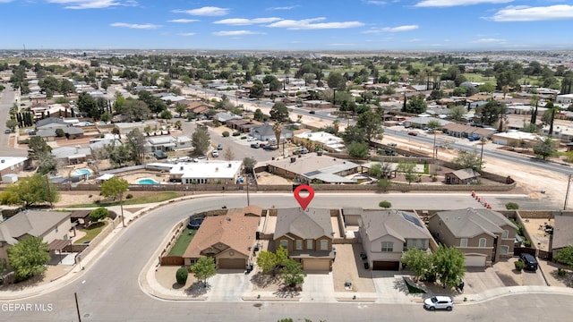 13824 Hollywood Dr, Horizon City, TX 79928 - aerial view of residential area