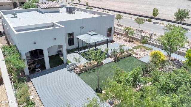 view of subject property