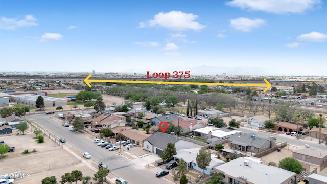 429 Lesa Ln, El Paso, TX 79915 - aerial view of residential area
