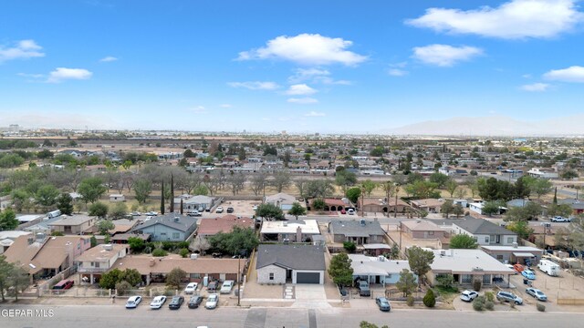 429 Lesa Ln, El Paso, TX 79915 - aerial view of residential area featuring mountains