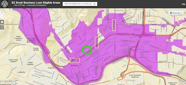 3433 Dialrock Ln, El Paso, TX 79935 - map / location