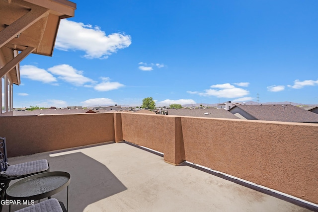 view of patio / terrace featuring a balcony