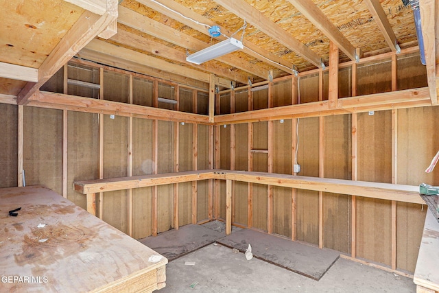 view of storage