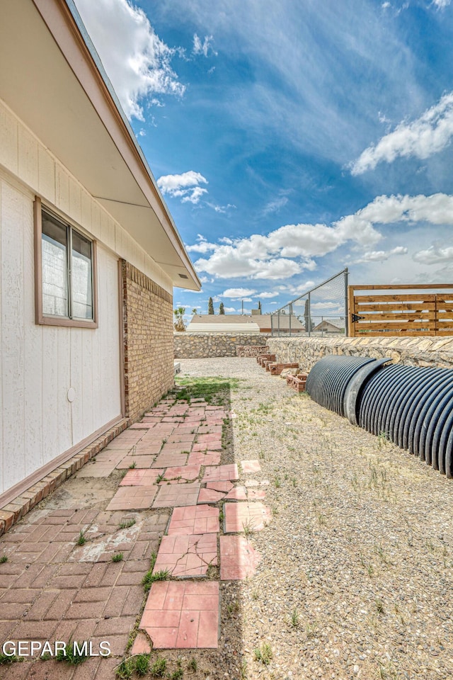 8520 Paddlefoot Ln, El Paso, TX 79907 - view of yard with fence and a patio area