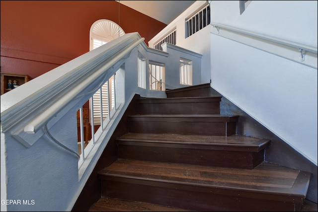 view of staircase