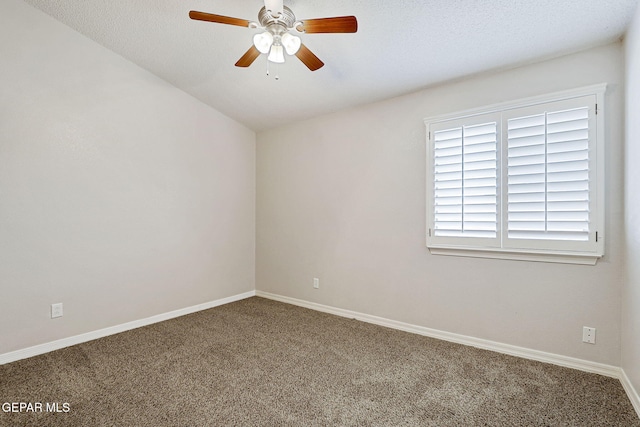 3136 Hawk Point Pl, El Paso, TX 79938 - carpeted spare room featuring a ceiling fan and baseboards