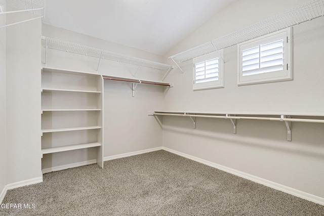 3136 Hawk Point Pl, El Paso, TX 79938 - spacious closet with vaulted ceiling and carpet