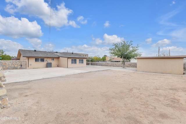 589 Gallagher St, El Paso, TX 79915 - back of house with a patio area and fence