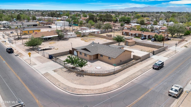 589 Gallagher St, El Paso, TX 79915 - aerial view of residential area with a mountain backdrop