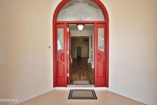 1483 Via Appia St, El Paso, TX 79912 - entrance to property featuring stucco siding