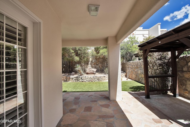 1483 Via Appia St, El Paso, TX 79912 - view of patio