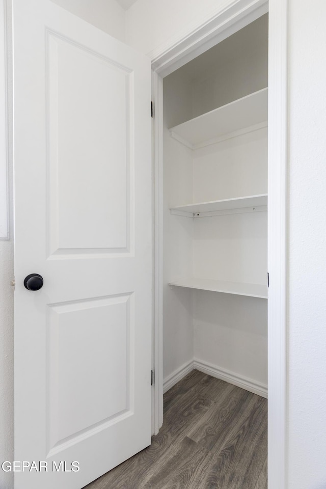view of closet