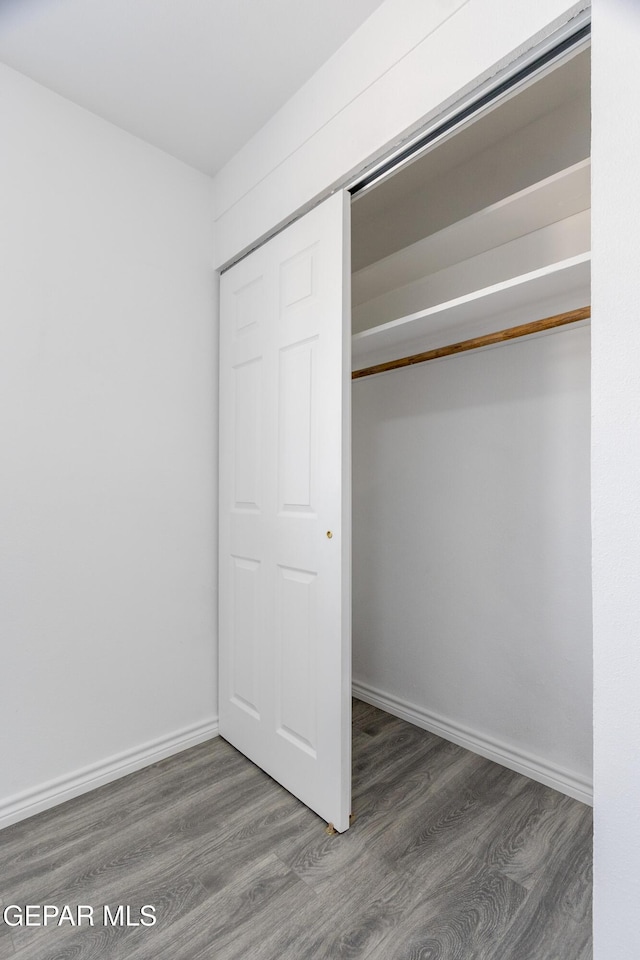 view of closet
