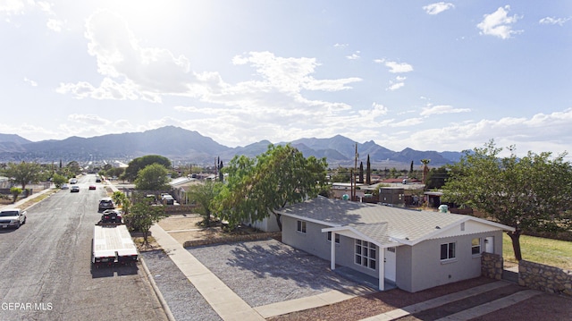 view of mountain background