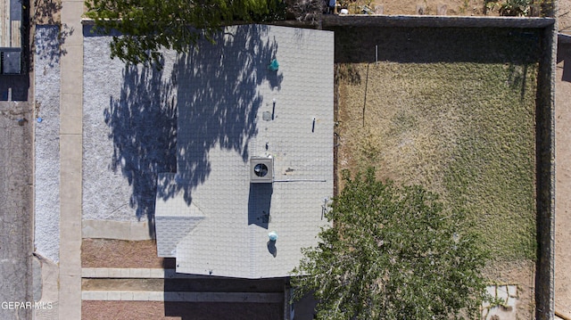 view from above of property