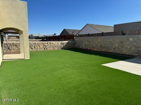 14844 Jack White Ave, El Paso, TX 79938 - view of yard