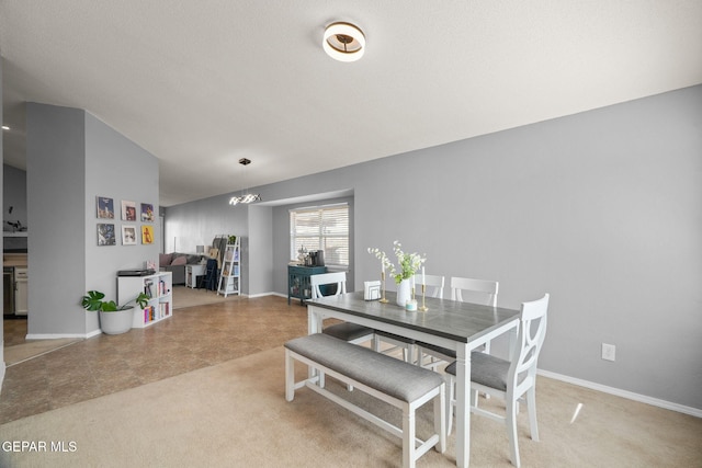 dining area with baseboards