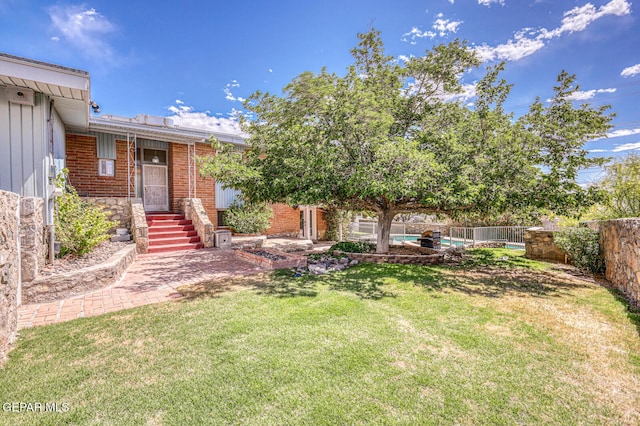 8024 Tonto Pl, El Paso, TX 79904 - view of yard with a pool