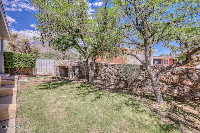 8024 Tonto Pl, El Paso, TX 79904 - view of yard