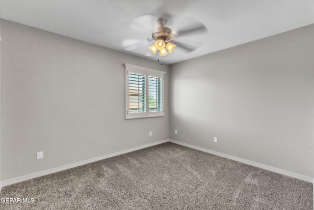 3096 Java Chip Pl, El Paso, TX 79938 - unfurnished room featuring carpet, a ceiling fan, and baseboards