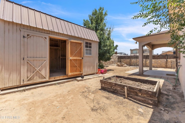 3096 Java Chip Pl, El Paso, TX 79938 - view of shed with a fenced backyard