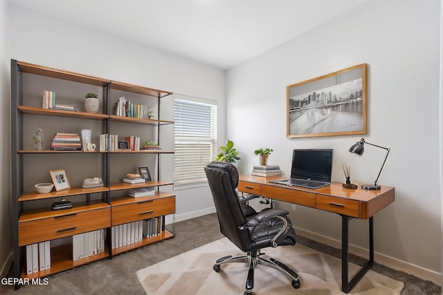 14740 Jack White Ave, El Paso, TX 79938 - carpeted home office with baseboards