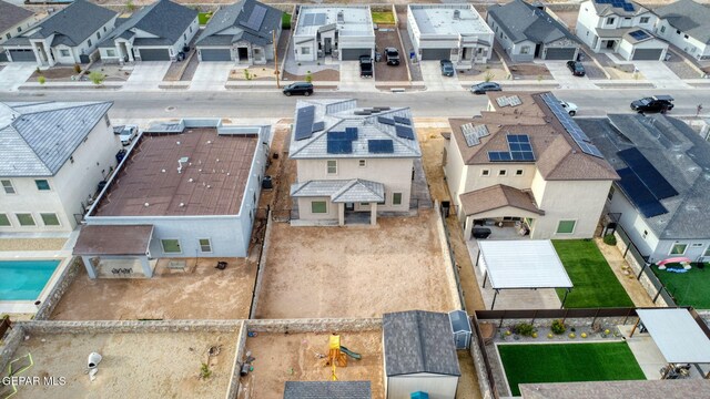 14740 Jack White Ave, El Paso, TX 79938 - aerial perspective of suburban area
