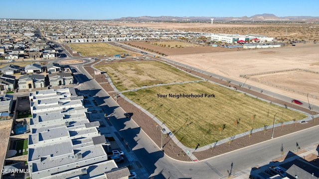 14740 Jack White Ave, El Paso, TX 79938 - aerial view of mountains