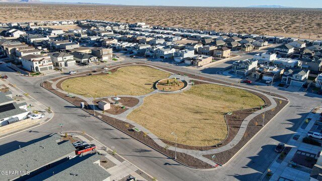 14740 Jack White Ave, El Paso, TX 79938 - aerial view of residential area with a mountain backdrop