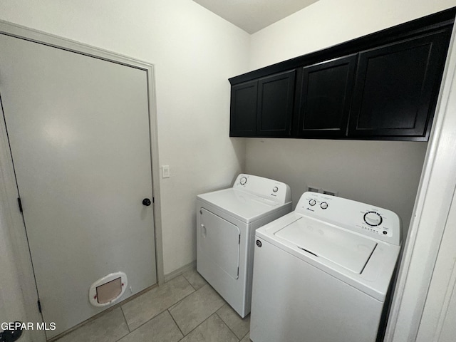 13192 Lost Willow, El Paso, TX 79938 - clothes washing area with independent washer and dryer and cabinet space