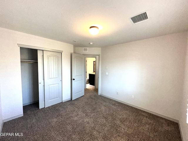 13192 Lost Willow, El Paso, TX 79938 - unfurnished bedroom with carpet flooring, a closet, and baseboards