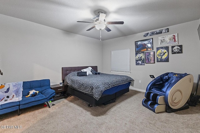 14840 Pebble Hills Blvd, El Paso, TX 79938 - carpeted bedroom featuring ceiling fan