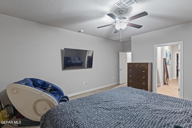14840 Pebble Hills Blvd, El Paso, TX 79938 - bedroom featuring carpet floors, baseboards, and ceiling fan