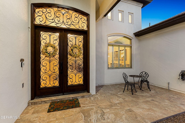 12289 Fresh Water Dr, El Paso, TX 79928 - entrance to property with stucco siding