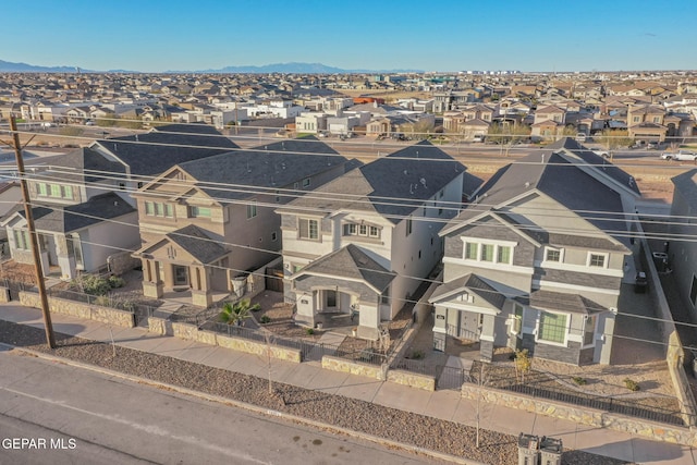14813 Pebble Hills Blvd, El Paso, TX 79938 - aerial view of residential area with a mountainous background