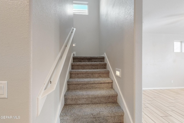 14813 Pebble Hills Blvd, El Paso, TX 79938 - stairway with plenty of natural light and baseboards
