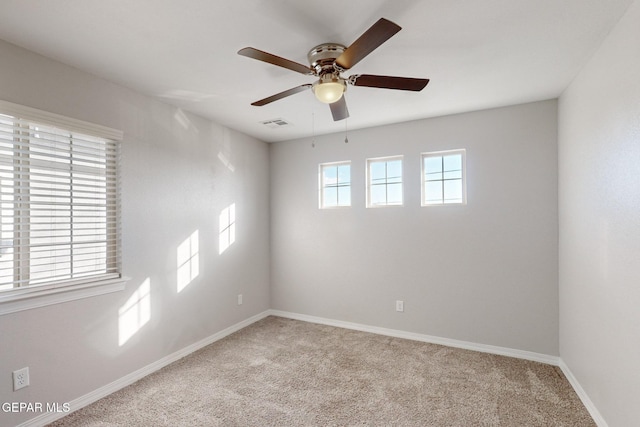 14813 Pebble Hills Blvd, El Paso, TX 79938 - carpeted empty room with a ceiling fan and baseboards