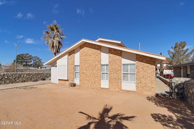 3400 Buffalo Soldier Cir, El Paso, TX 79936 - view of property exterior with brick siding