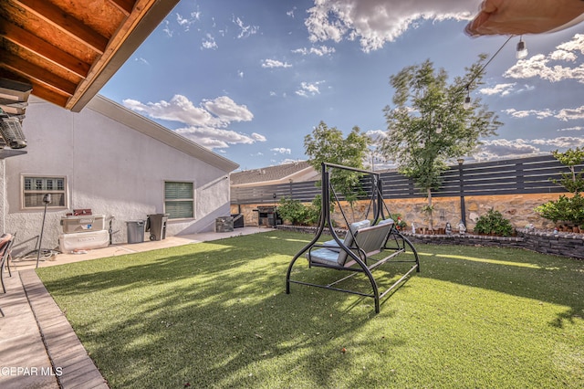 14837 Tierra Crystal Ave, El Paso, TX 79938 - view of yard with a patio
