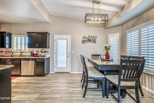 14837 Tierra Crystal Ave, El Paso, TX 79938 - dining space featuring wood tiled floors and baseboards