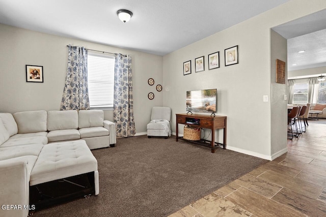 5525 Valley Cedar Dr, El Paso, TX 79932 - living area featuring baseboards