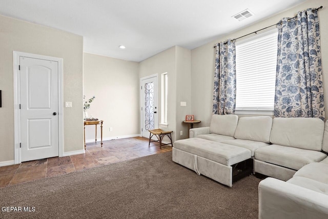 5525 Valley Cedar Dr, El Paso, TX 79932 - living room with baseboards and recessed lighting