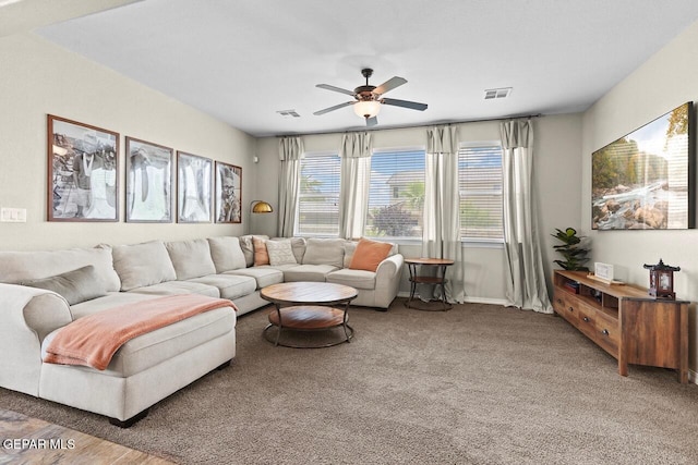 5525 Valley Cedar Dr, El Paso, TX 79932 - living area with ceiling fan and baseboards