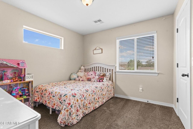 5525 Valley Cedar Dr, El Paso, TX 79932 - bedroom featuring carpet flooring, multiple windows, and baseboards