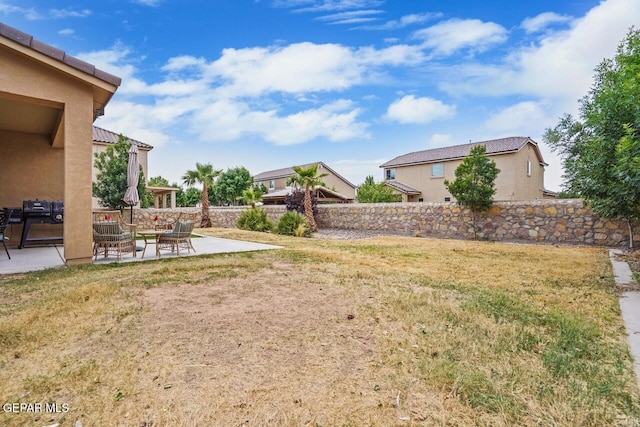 5525 Valley Cedar Dr, El Paso, TX 79932 - view of yard featuring a patio