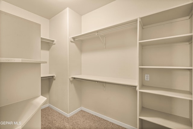 14117 Rainbow Point Dr, El Paso, TX 79938 - walk in closet featuring carpet floors