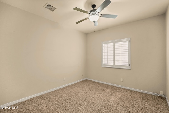 14117 Rainbow Point Dr, El Paso, TX 79938 - empty room with carpet and ceiling fan