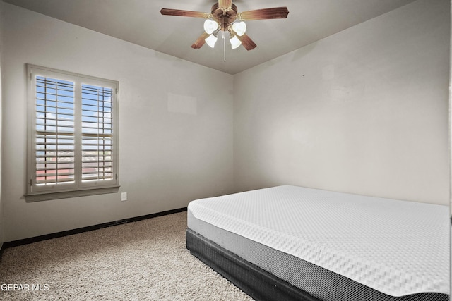 3089 Snowy Point Dr, El Paso, TX 79938 - bedroom with baseboards, carpet flooring, and ceiling fan