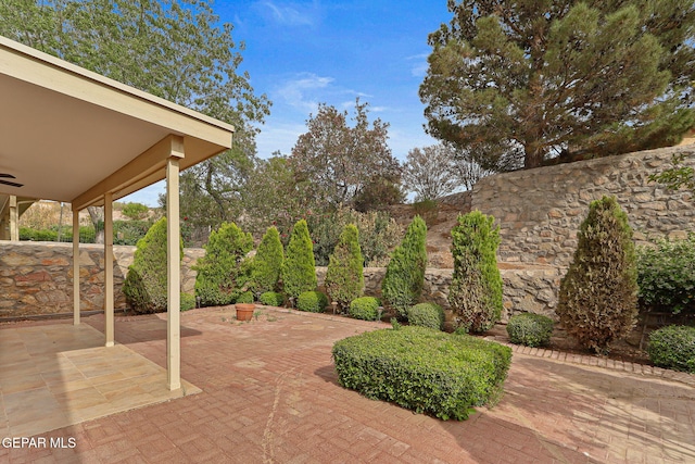 6140 Los Robles Dr, El Paso, TX 79912 - view of patio