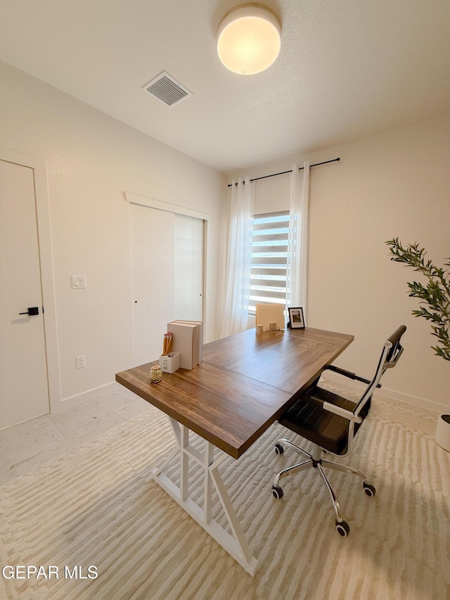 15101 Steer Dr, El Paso, TX 79938 - dining space with an office area and baseboards